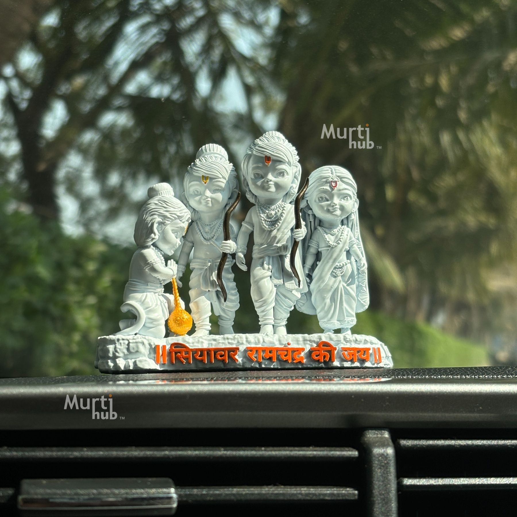 Ram Darbar — Divine Blessings | Ram, Sita, Laxman & Hanuman | Car Dashboard Idol