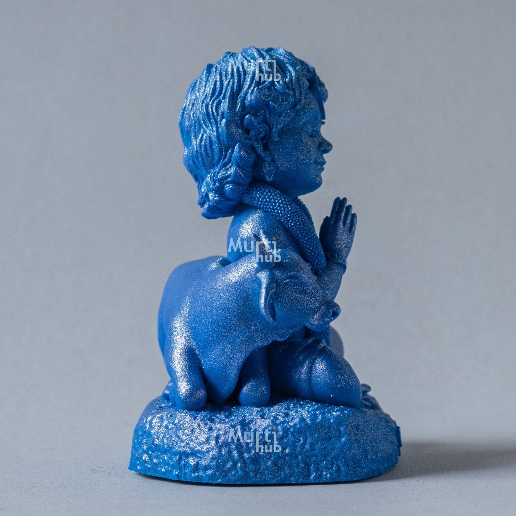 Baal Krishna with Cow 8 CM
