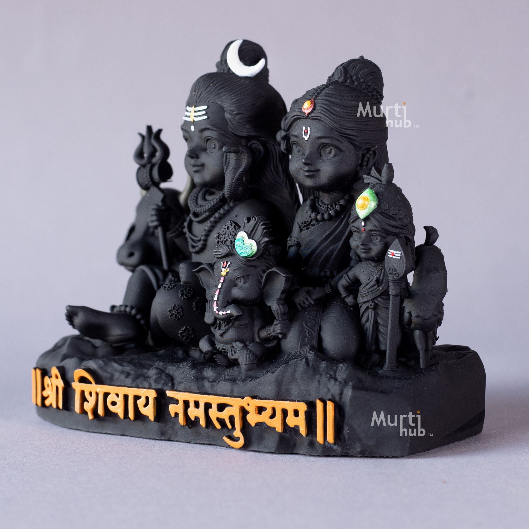 Shiv Parivar โ Divine Harmony | Shiva, Parvati, Ganesha, Kartikeya & Nandi | Car Dashboard