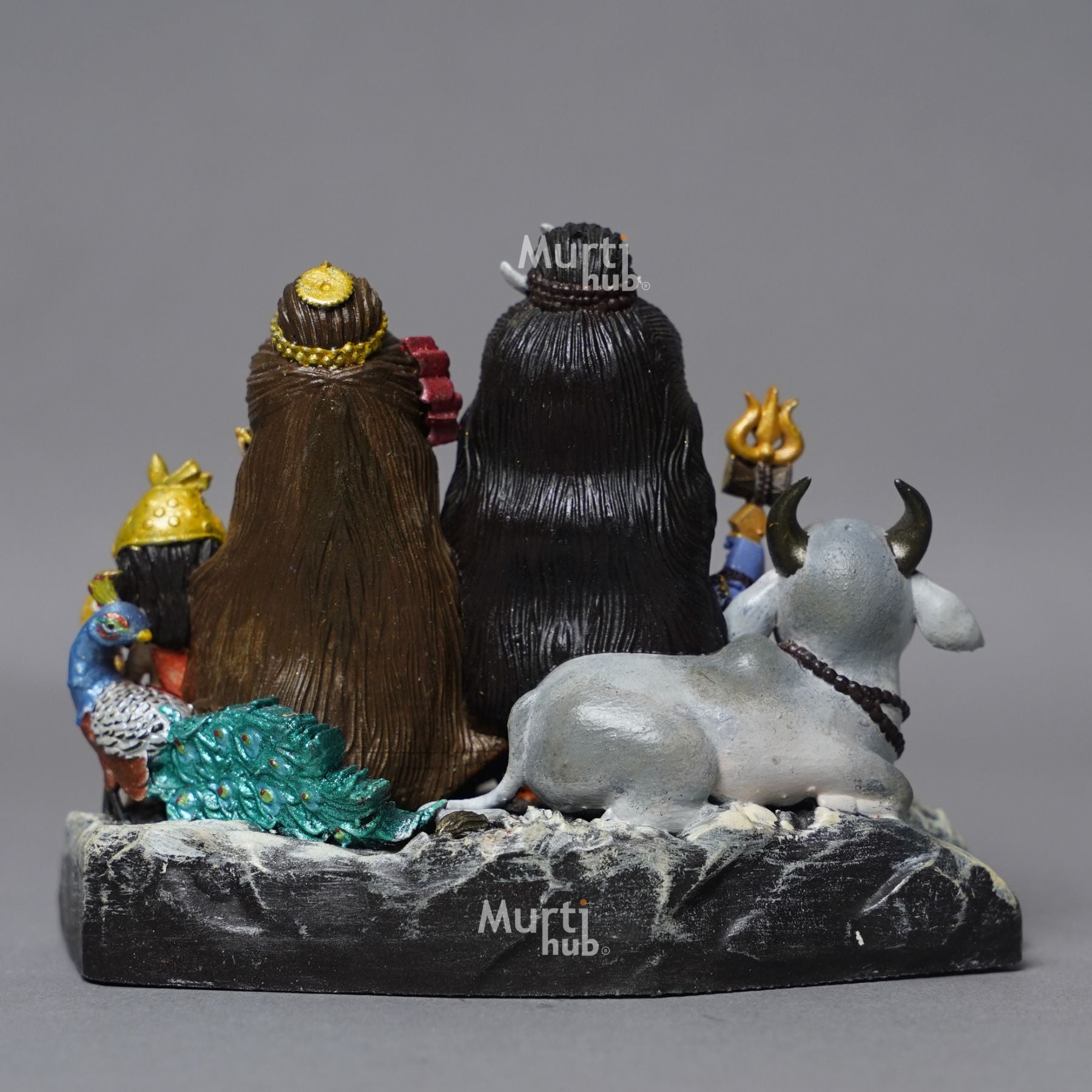 Shiv pariwar – Divine Harmony Hand-Painted