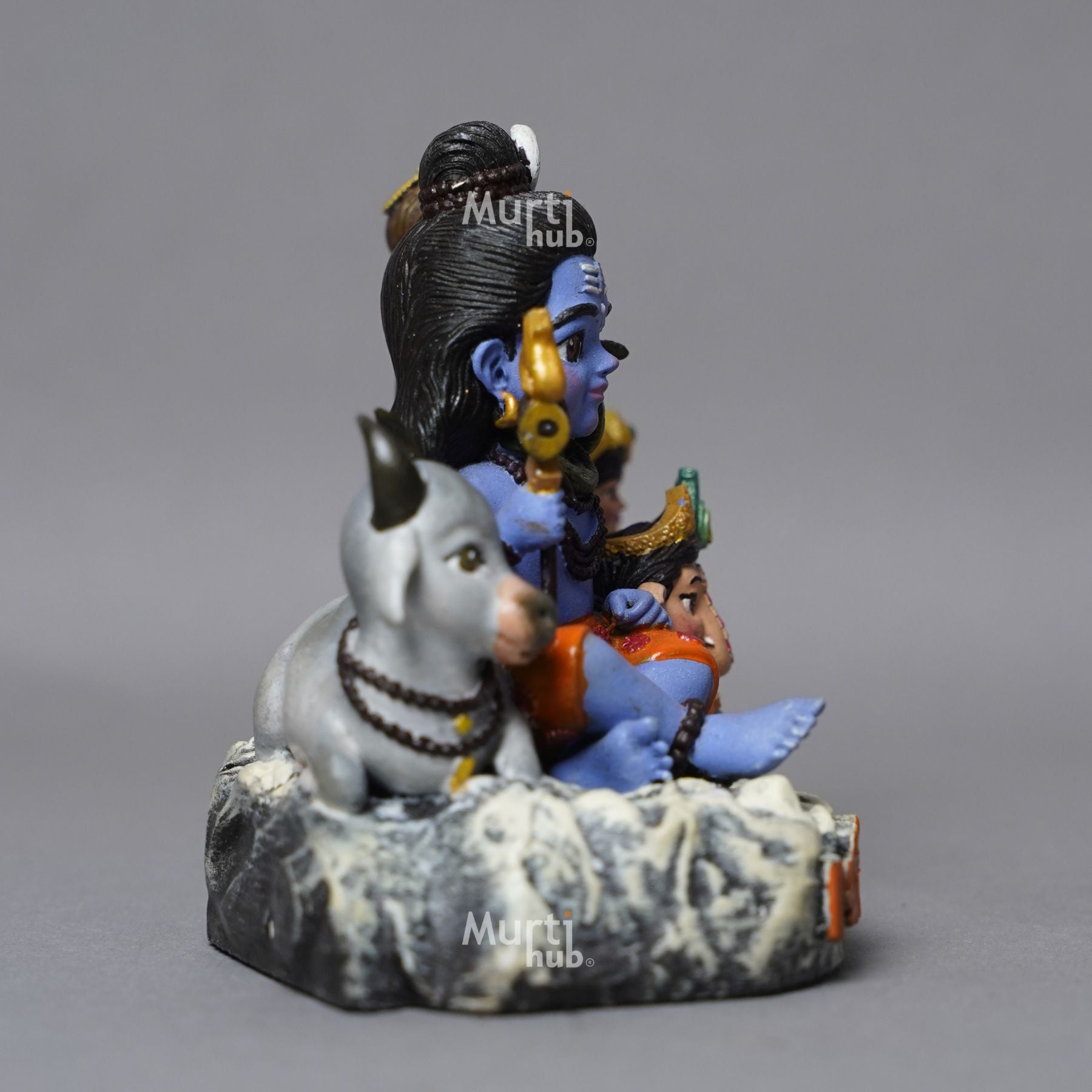 Shiv pariwar – Divine Harmony Hand-Painted