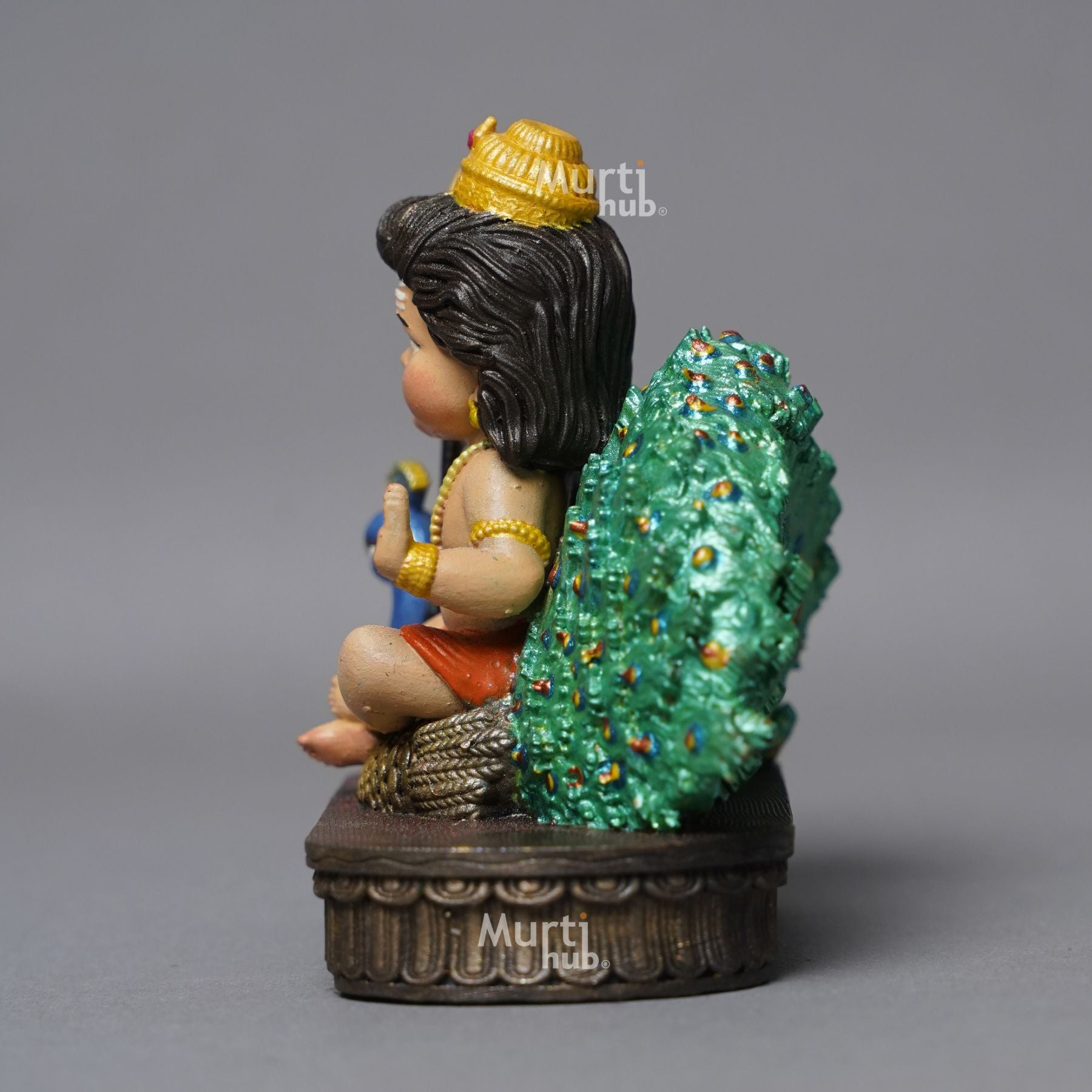 Baal Murugan – The Divine Protector Hand Painted