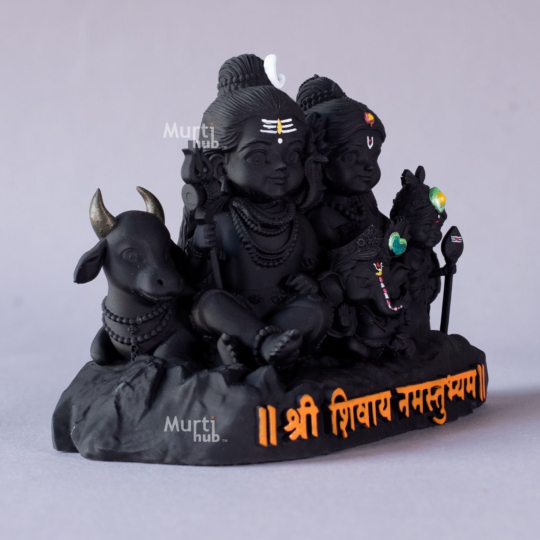 Shiv Parivar โ Divine Harmony | Shiva, Parvati, Ganesha, Kartikeya & Nandi | Car Dashboard