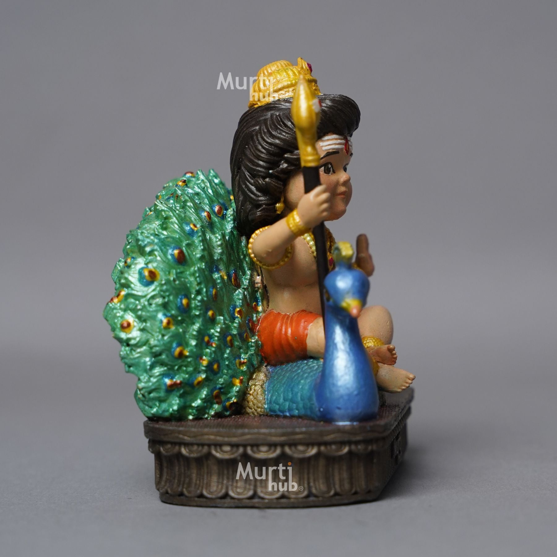 Baal Murugan – The Divine Protector Hand Painted