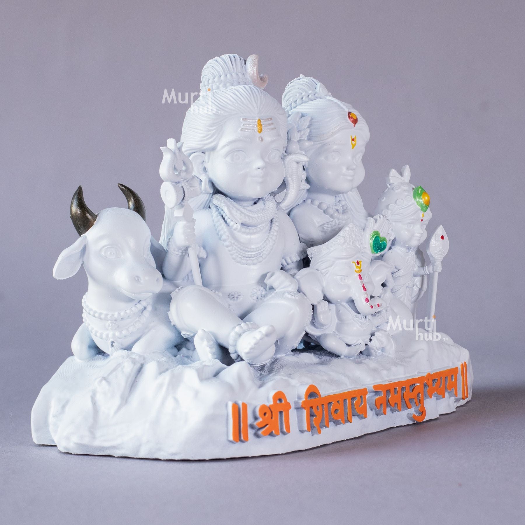 Shiv Parivar โ Divine Harmony | Shiva, Parvati, Ganesha, Kartikeya & Nandi | Car Dashboard
