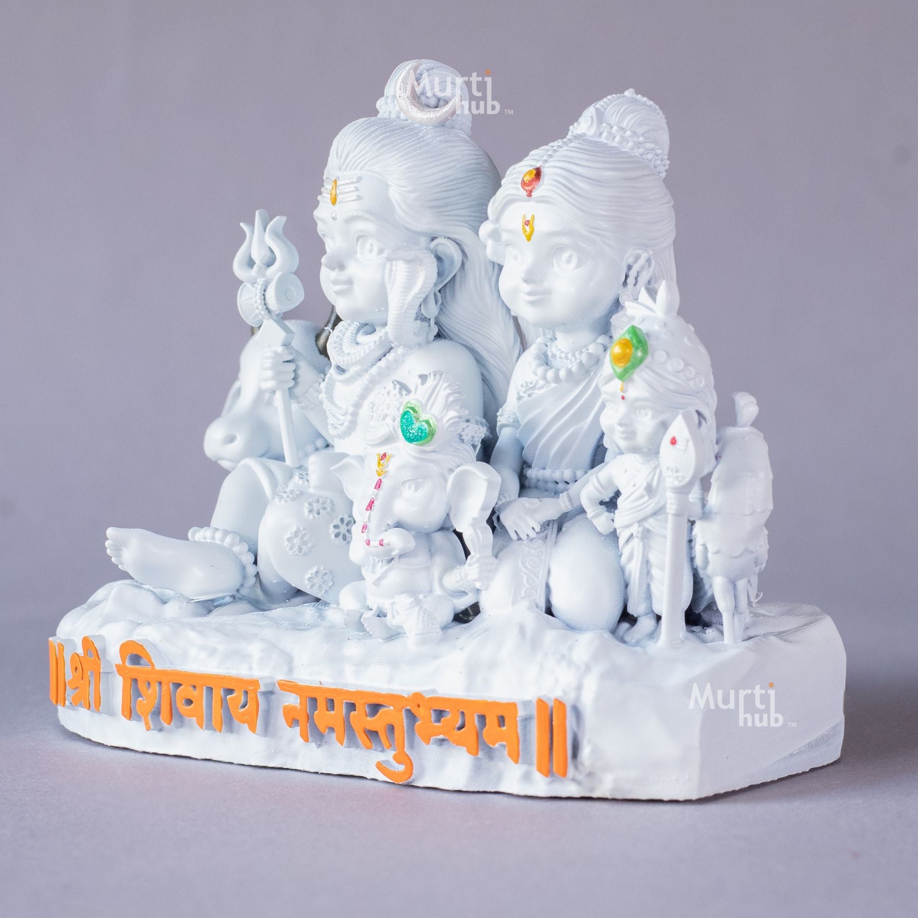 Shiv Parivar โ Divine Harmony | Shiva, Parvati, Ganesha, Kartikeya & Nandi | Car Dashboard