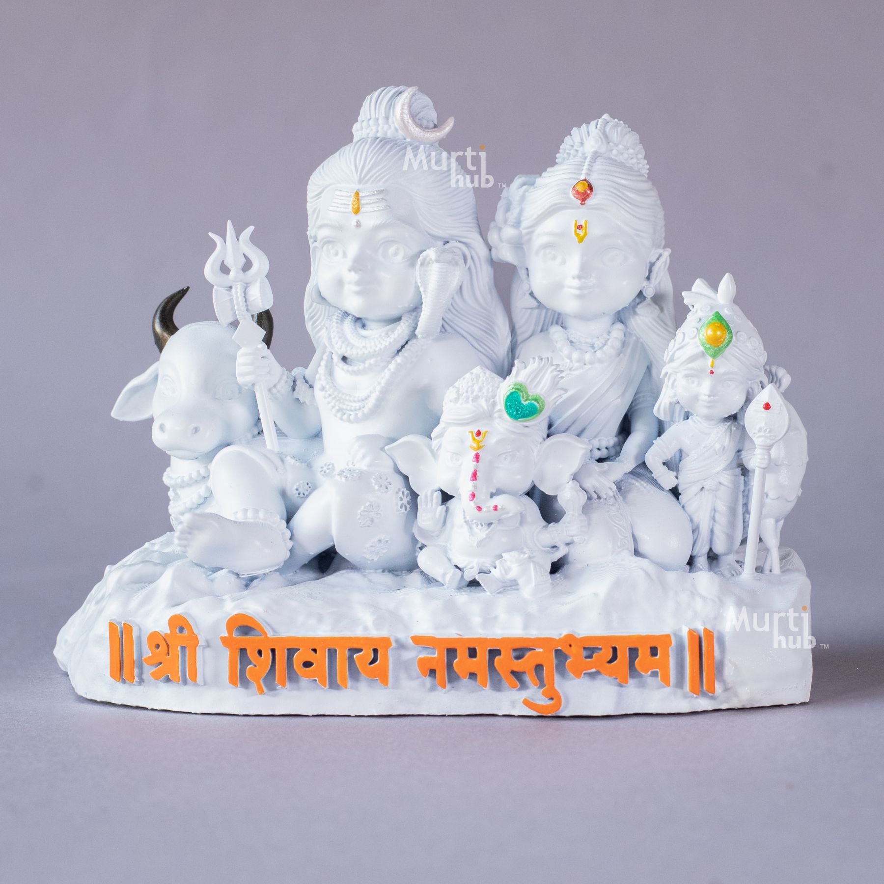 Shiv Parivar โ Divine Harmony | Shiva, Parvati, Ganesha, Kartikeya & Nandi | Car Dashboard