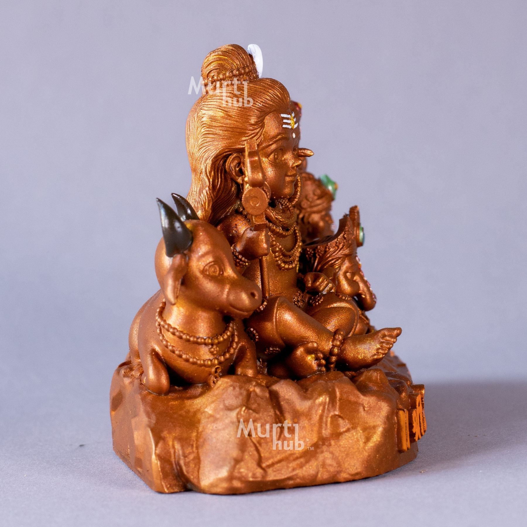 Shiv Parivar โ Divine Harmony | Shiva, Parvati, Ganesha, Kartikeya & Nandi | Car Dashboard