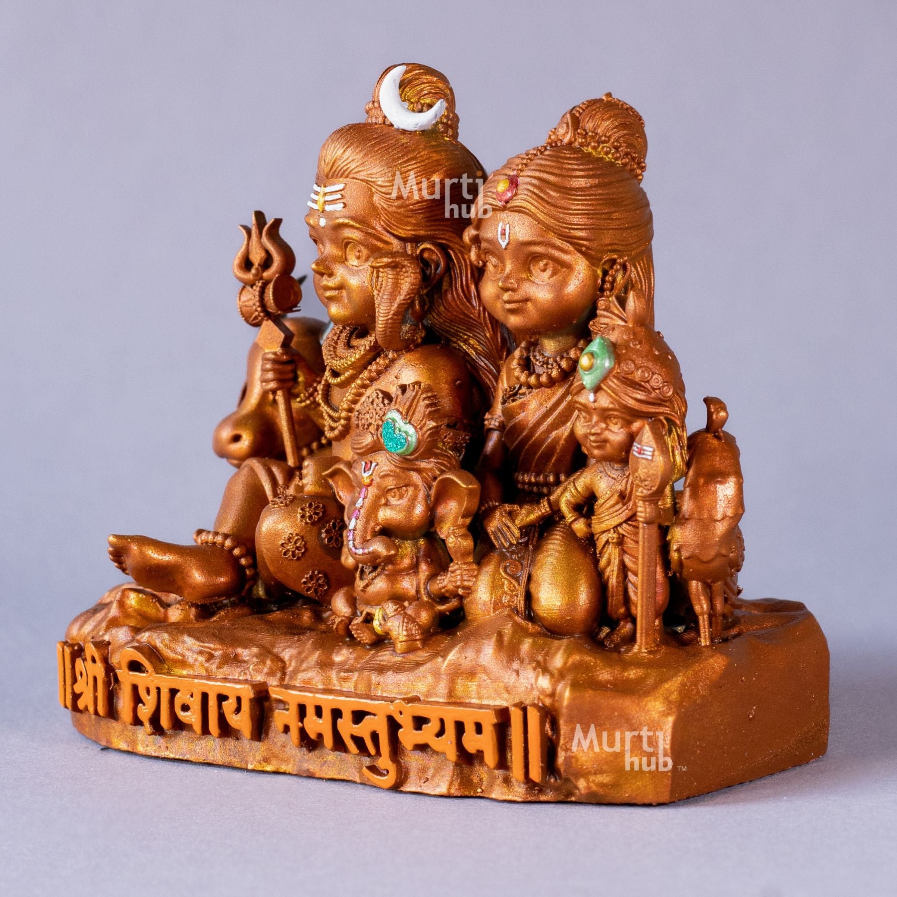 Shiv Parivar โ Divine Harmony | Shiva, Parvati, Ganesha, Kartikeya & Nandi | Car Dashboard
