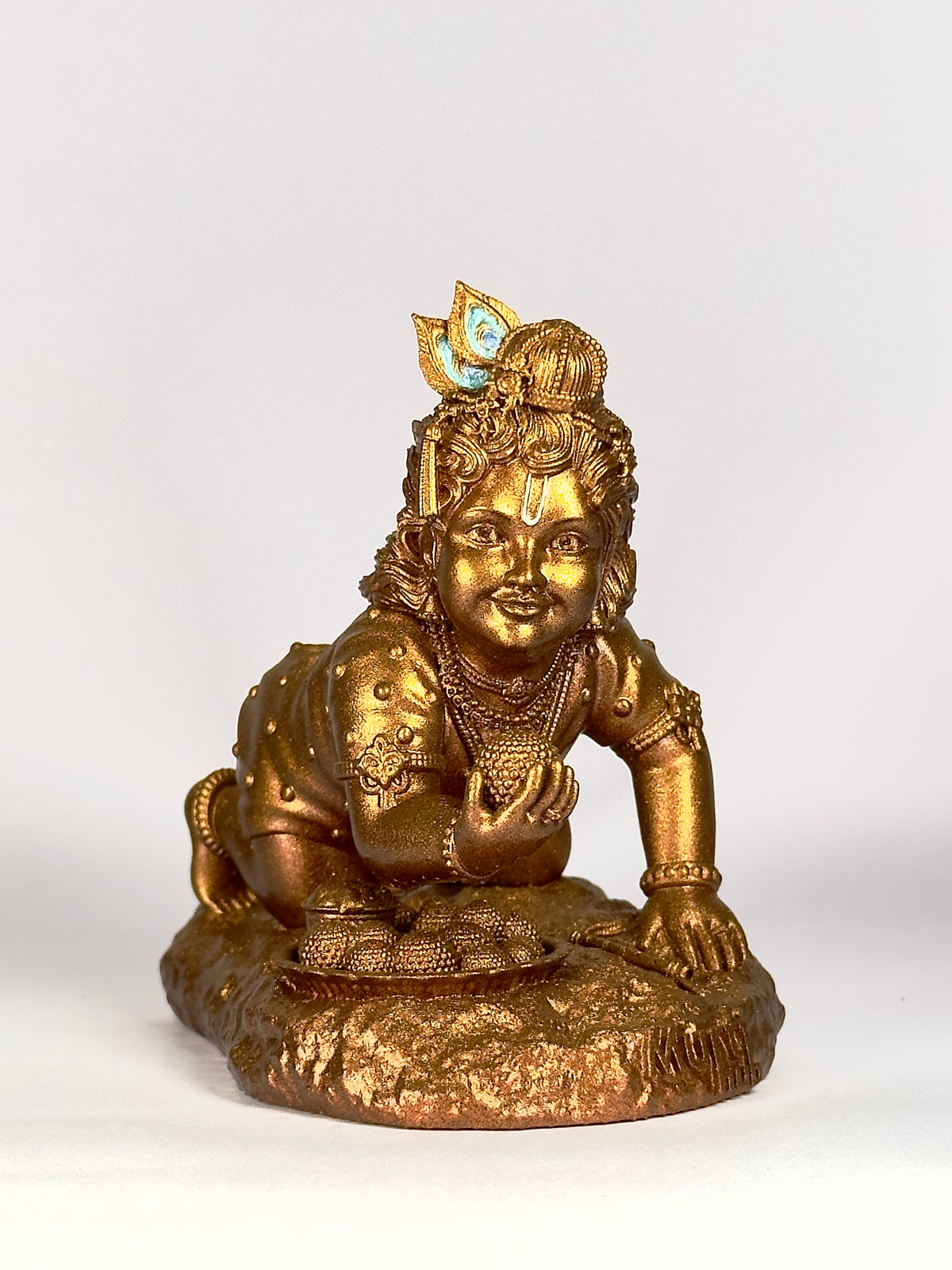 Laddu Gopal Krishna Murti | Bal Gopal Idol for Home Mandir & Car Dashboard