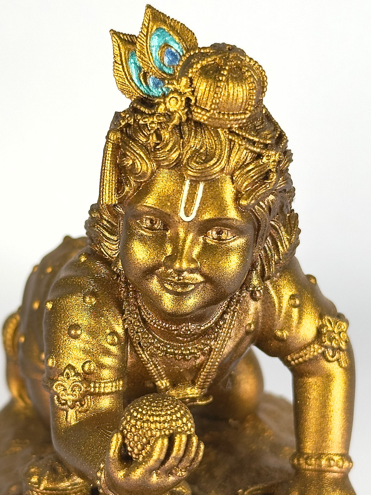 Laddu Gopal Krishna Murti | Bal Gopal Idol for Home Mandir & Car Dashboard