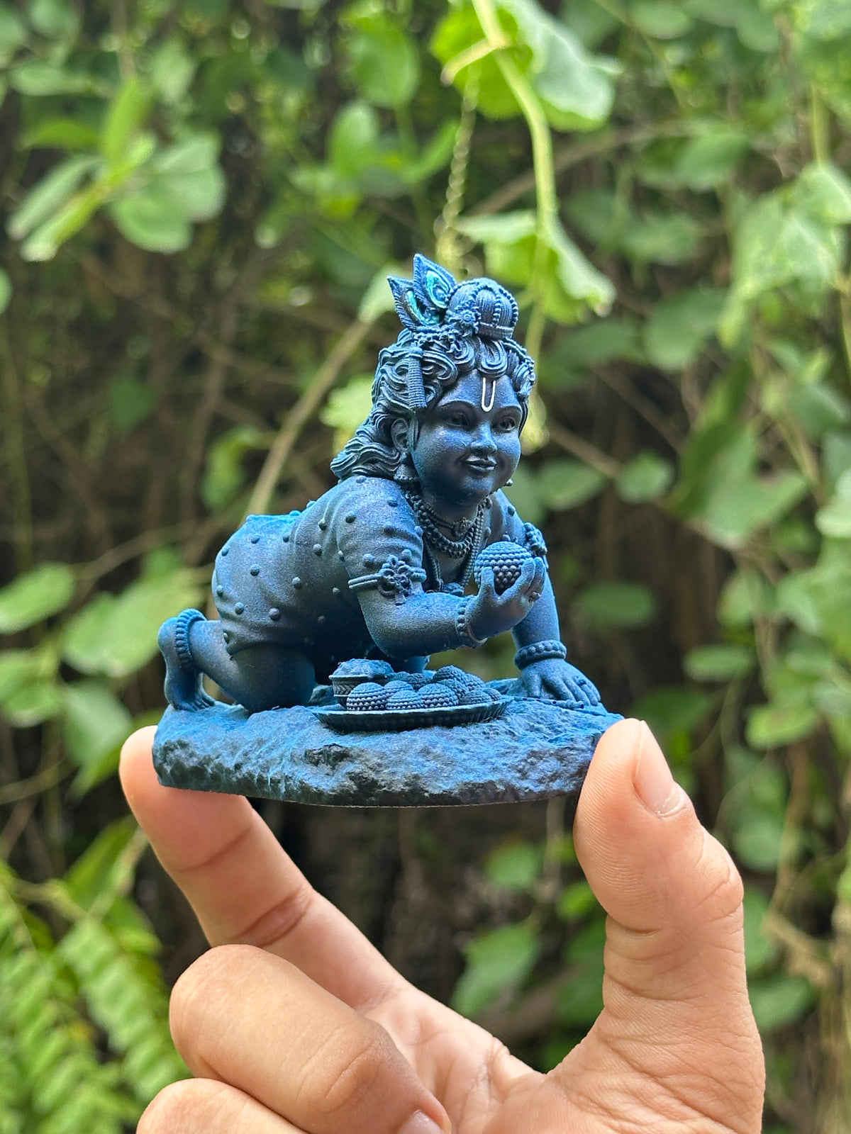 Laddu Gopal Krishna Murti | Bal Gopal Idol for Home Mandir & Car Dashboard