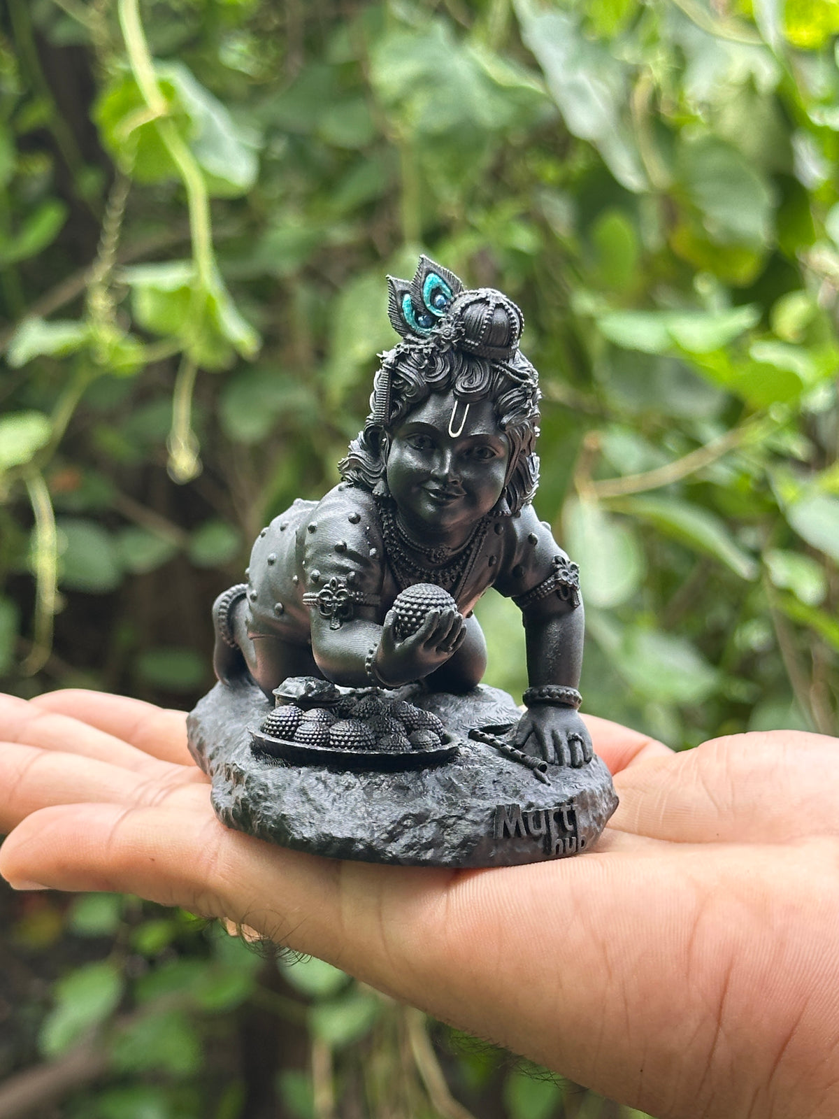 Laddu Gopal Krishna Murti | Bal Gopal Idol for Home Mandir & Car Dashboard