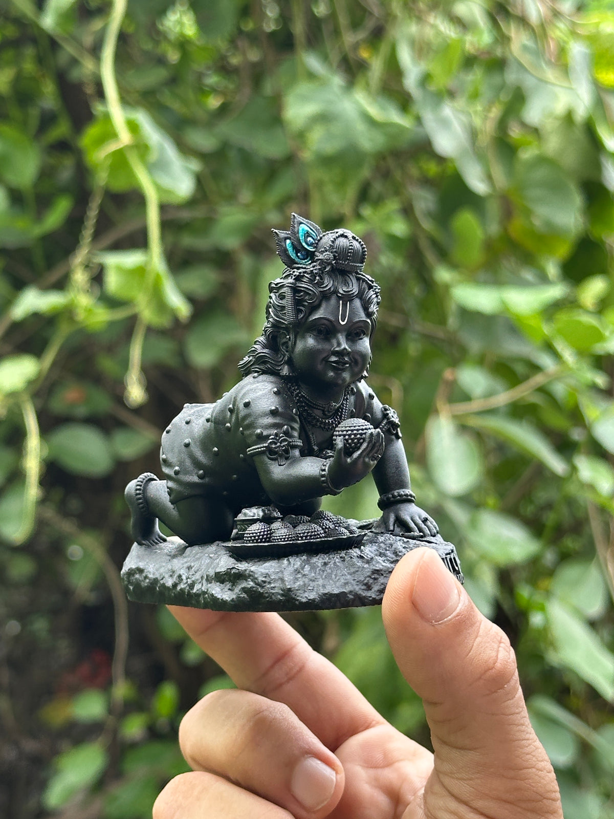 Laddu Gopal Krishna Murti | Bal Gopal Idol for Home Mandir & Car Dashboard