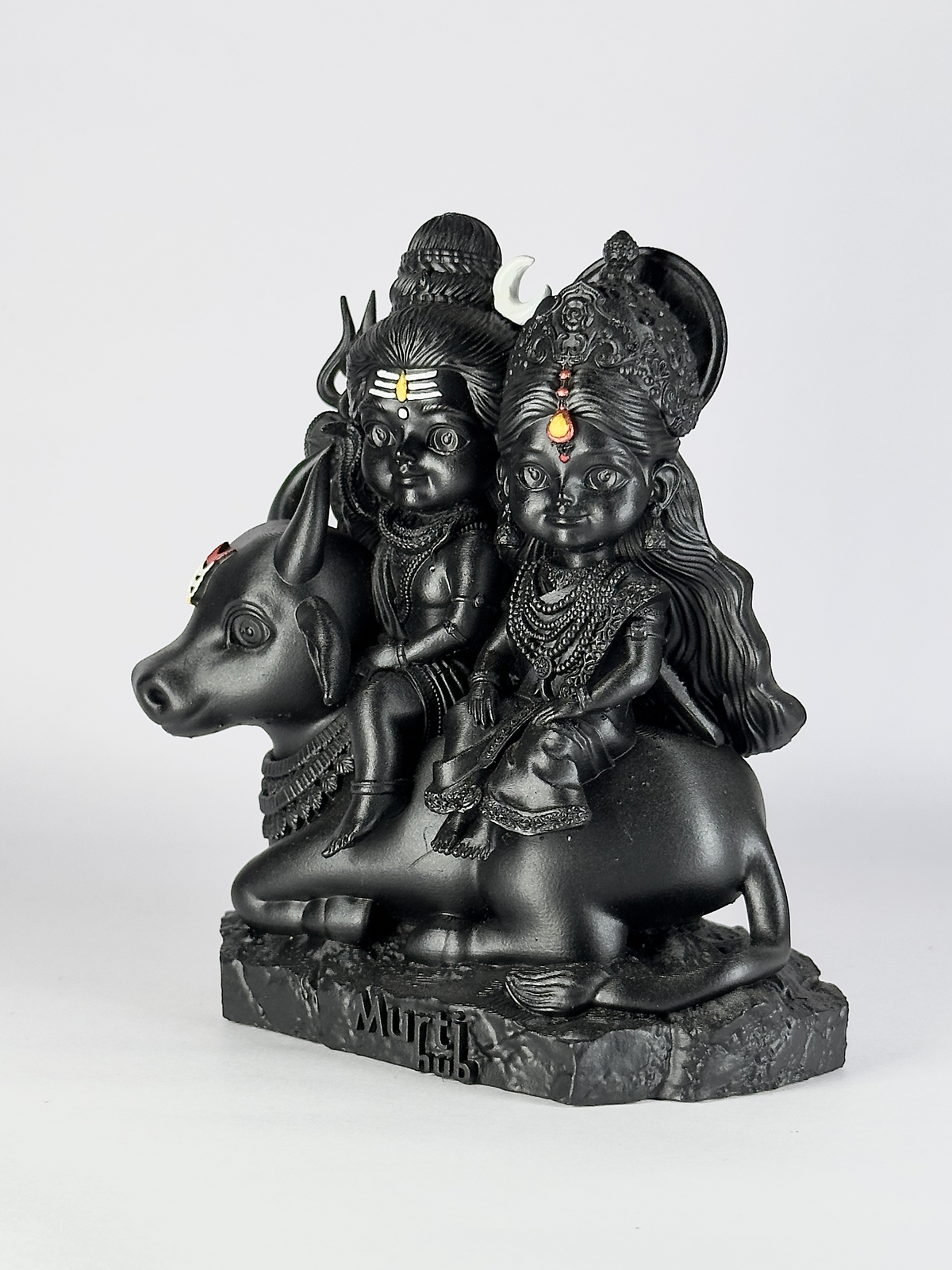 Shiv Shakti Baal Roop | Divine Shiva & Shakti | Car Dashboard Idol