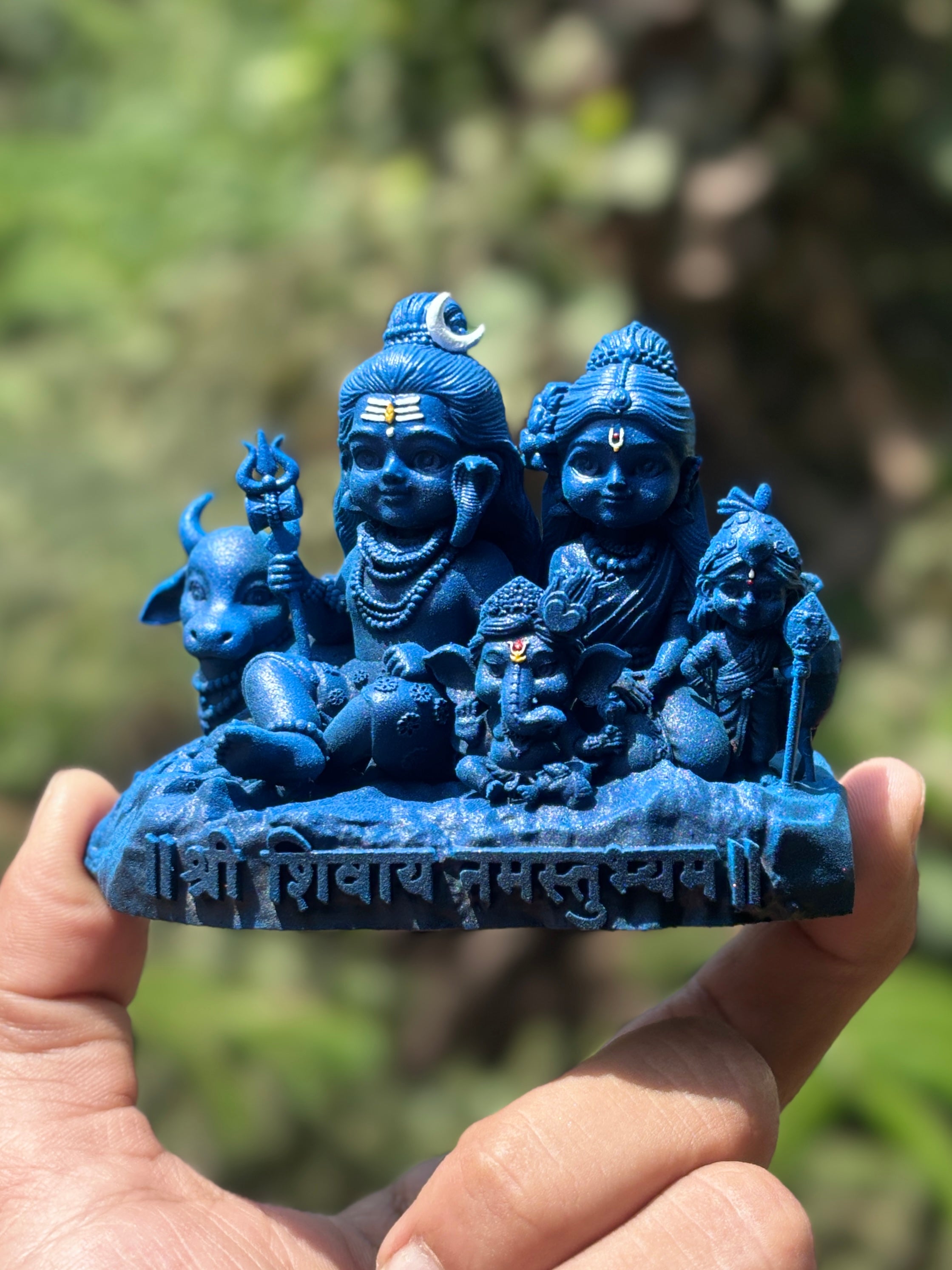 Shiv Parivar โ Divine Harmony | Shiva, Parvati, Ganesha, Kartikeya & Nandi | Car Dashboard