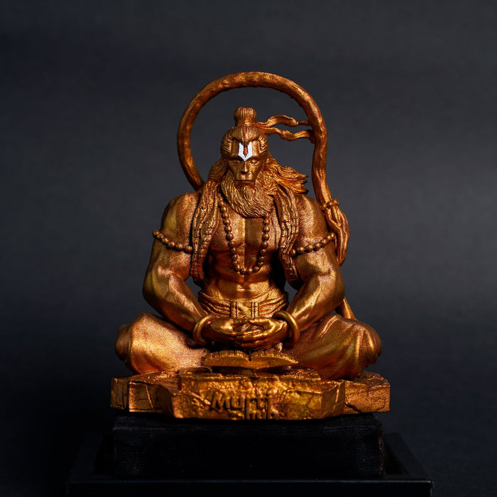 Pavan Sut Hanuman Ji - The Road Guardian | Seated Blessing Pose | Car Dashboard Idol