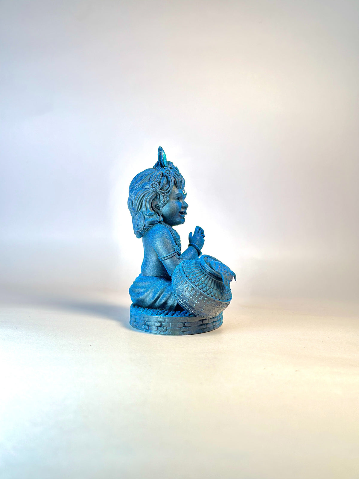 Makhan Chor Laddu Gopal | Bal Krishna Murti | Krishna Eating Makhan Idol