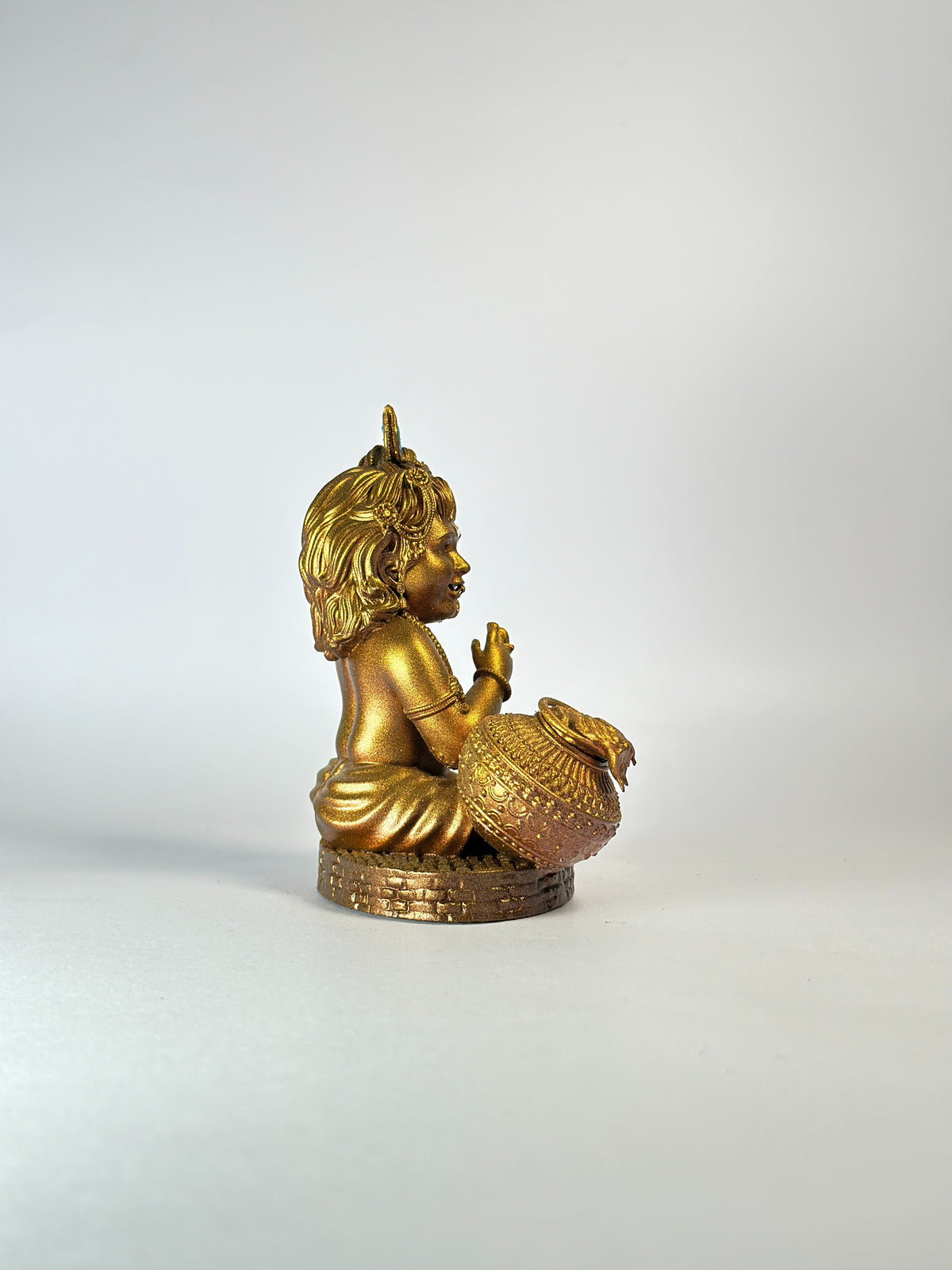 Makhan Chor Laddu Gopal | Bal Krishna Murti | Krishna Eating Makhan Idol