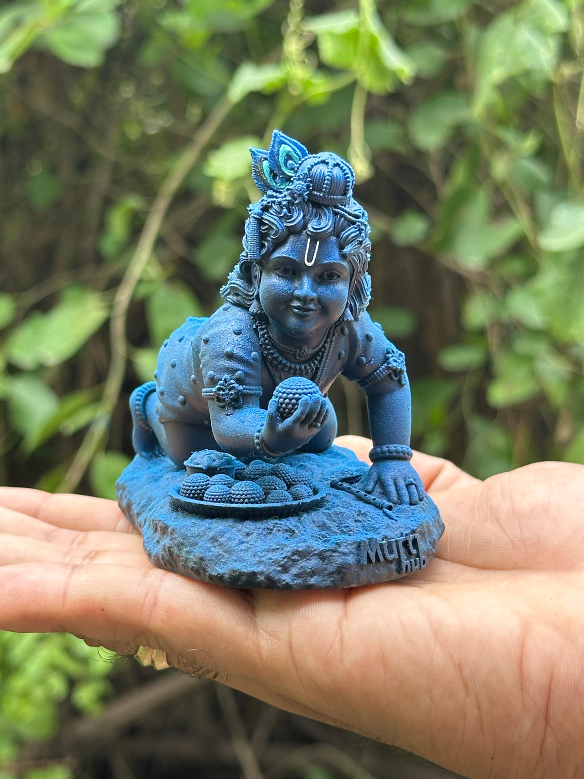 Laddu Gopal Krishna Murti | Bal Gopal Idol for Home Mandir & Car Dashboard