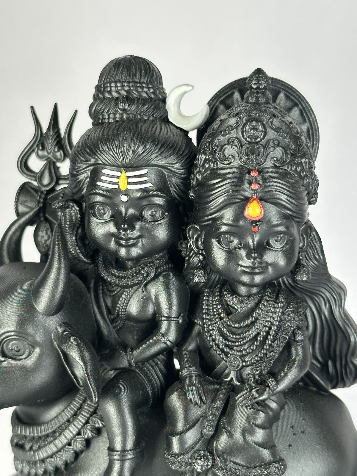 Shiv Shakti Baal Roop | Divine Shiva & Shakti | Car Dashboard Idol