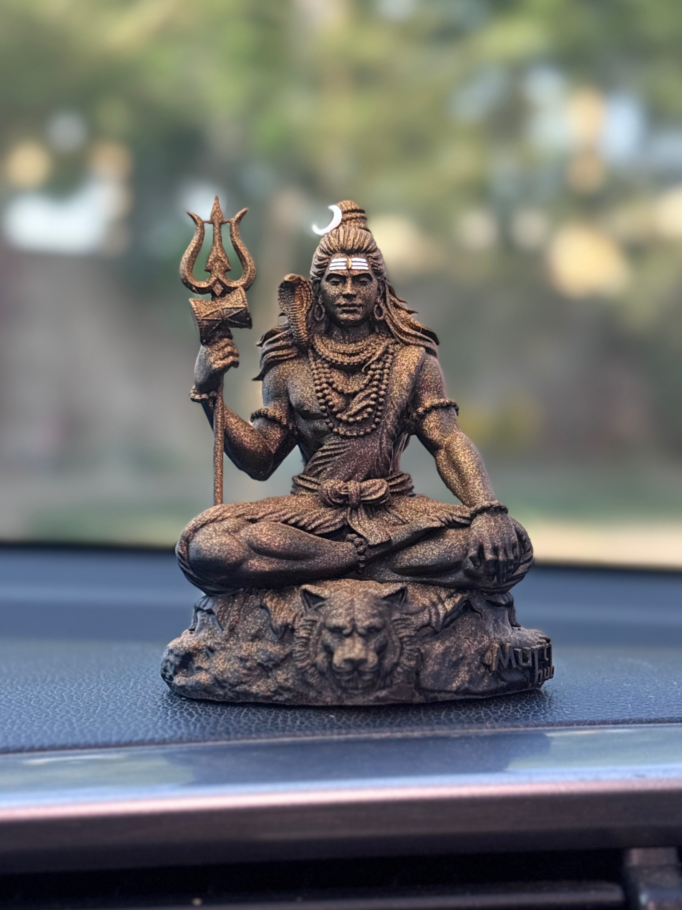 Bholenath Shiva Idol for Car Dashboard