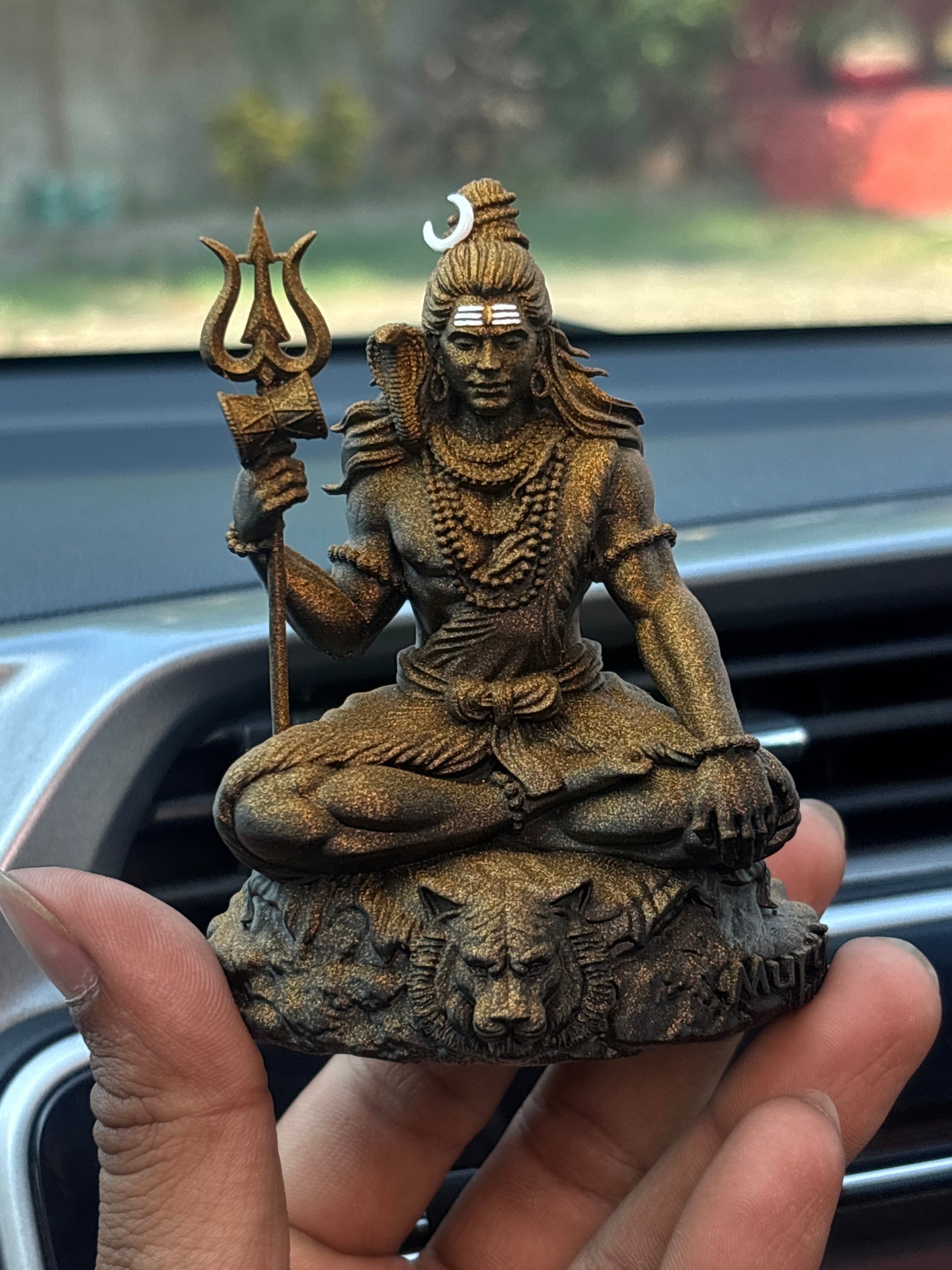Bholenath Shiva Idol for Car Dashboard