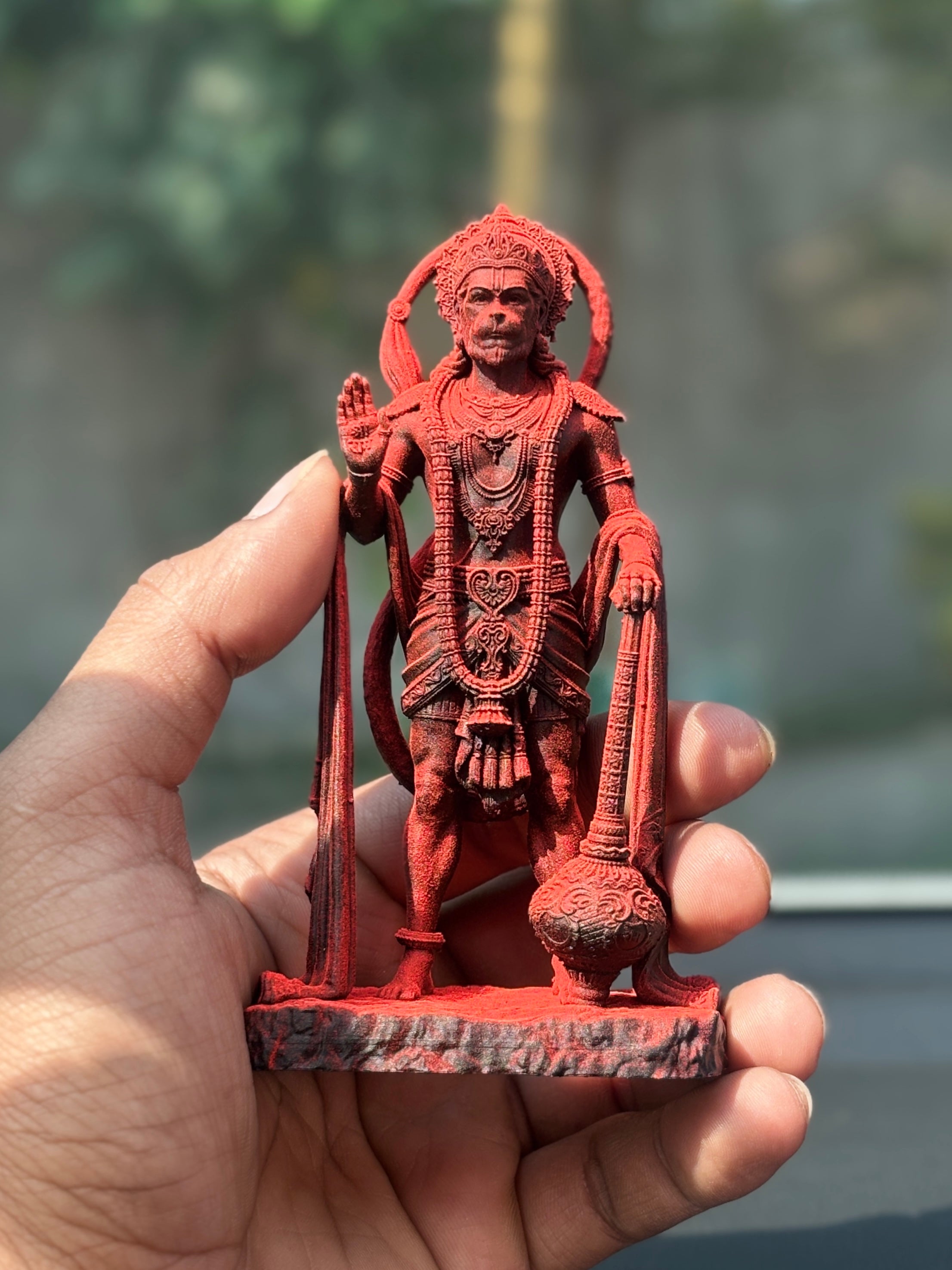 King of Sarangpur Lord Hanuman ji Antique Gold